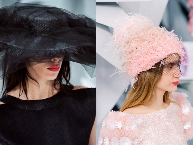 Gabrielle Chanel 是以設計帽子起家的，而隨後多個 Chanel 高級訂造服系列都有帽子設計的出現