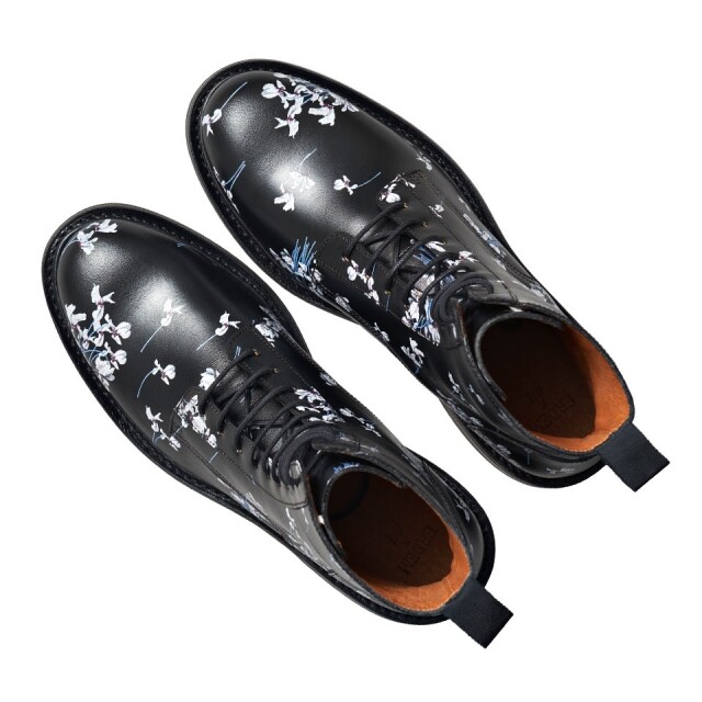 ERDEM x H&M 黑色碎花皮鞋 $1,790