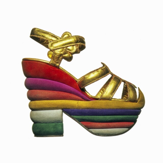 Salvatore Ferragamo Rainbow Shoes