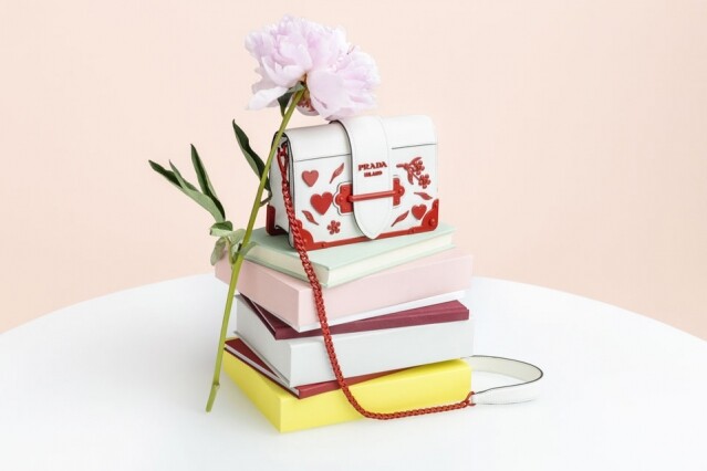 Prada 白色 Cahier 系列手袋 Prada 白色 Cahier 系列手袋