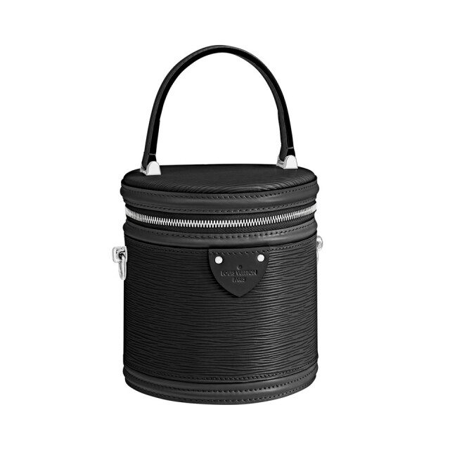 Louis Vuitton 2018 秋冬系列黑色 Cannes 圓桶型手袋