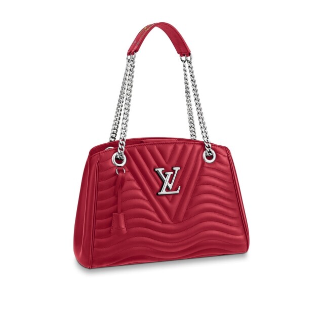 Louis Vuitton 2018 秋冬系列紅色 New Wave 側揹袋