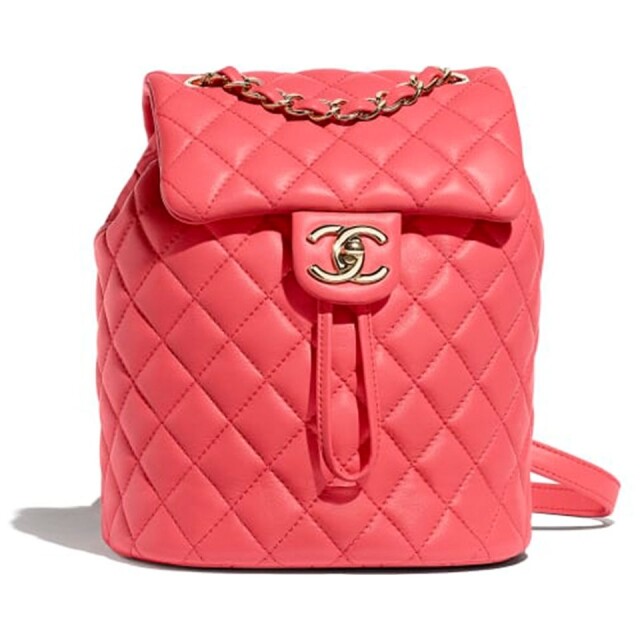 Chanel 橙紅色皮革背囊 Chanel 橙紅色皮革背囊
