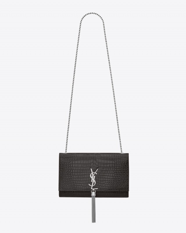 Saint Laurent 2018 早春系列黑色中號 Kate 手袋 $17,500 Saint Laurent 2018 早春系列黑色中號 Kate 手袋 $17,500