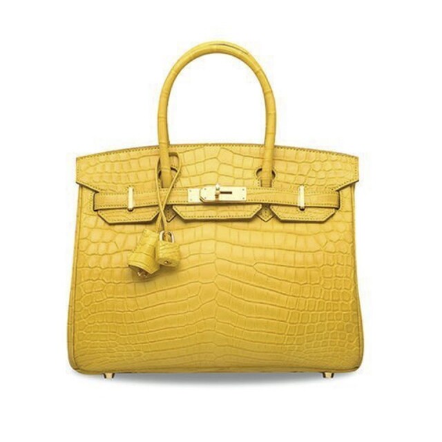 Hermes 霧面淡黃色尼羅鱷魚皮 30 公分 Birkin Bag Hermes 霧面淡黃色尼羅鱷魚皮 30 公分 Birkin Bag