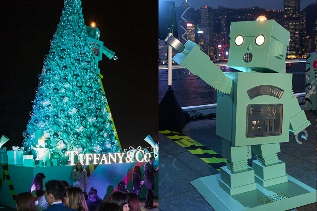 閃亮Tiffany Blue的聖誕派對！Tiffany & Co. 巨型聖誕樹登陸海港城