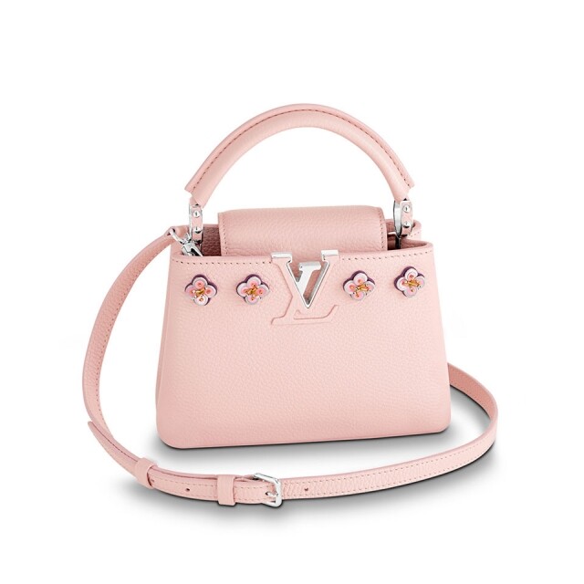Louis Vuitton 粉紅色情人節特別版 Capucines 系列手袋