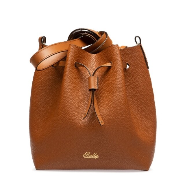 Bally Rodeo D 啡黃色粒面牛皮水桶袋 $6,890 Bally Rodeo D 啡黃色粒面牛皮水桶袋 $6,890
