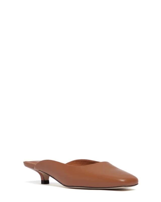 Pedder Red 啡色皮革穆勒鞋 ＄1,350
