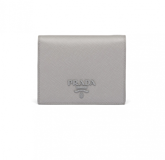 Prada 灰色 Saffiano 皮革銀包 $3,700 Prada 灰色 Saffiano 皮革銀包 $3,700