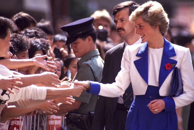 1989 年戴安娜王妃到訪香港