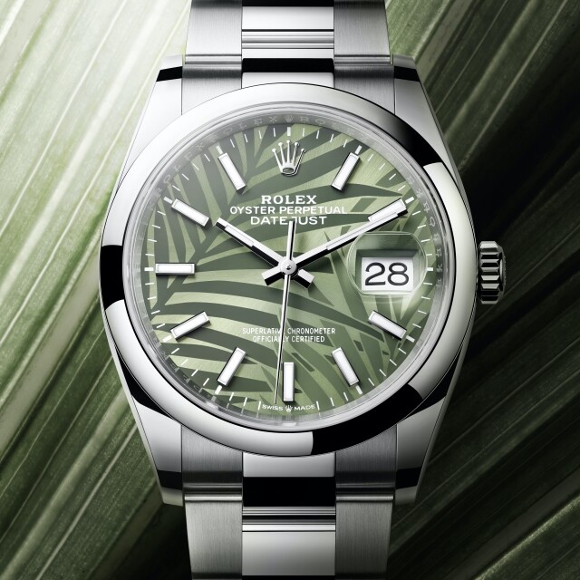 1. 2021 全新綠面 Rolex Datejust 36 腕錶 Ref. 126200