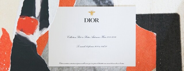 2018 秋冬巴黎時裝周直擊：Dior