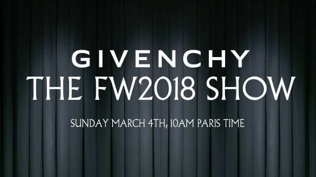 2018 秋冬巴黎時裝周直擊：Givenchy