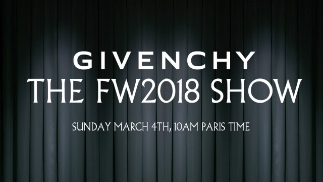 2018 秋冬巴黎時裝周直擊:Givenchy 2018 秋冬巴黎時裝周直擊:Givenchy