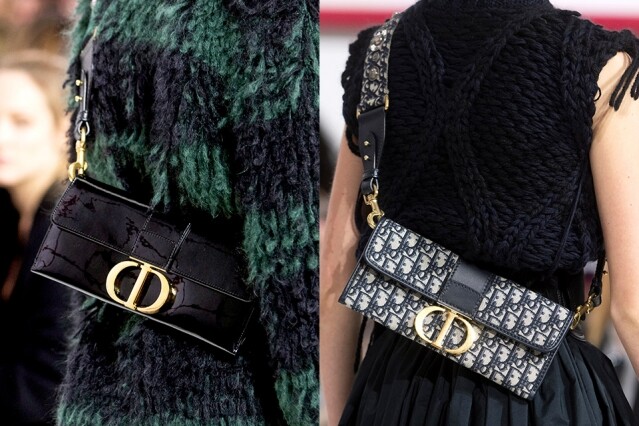 Dior 2019 秋冬系列推出了另一款側肩袋