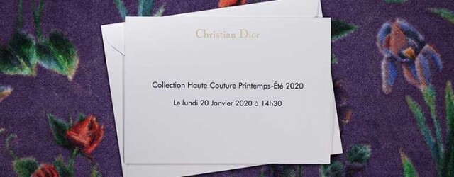 巴黎直擊：DIOR 2020 春夏高級訂造服系列