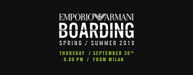 2019 春夏米蘭時裝週直擊： Emporio Armani