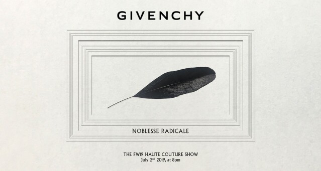 巴黎直擊：Givenchy 2019 秋冬高級訂造服系列