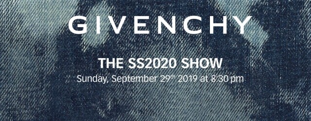 2020 春夏巴黎時裝周直擊：Givenchy