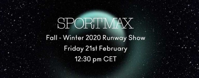 2020 秋冬米蘭時裝周直擊：Sportmax