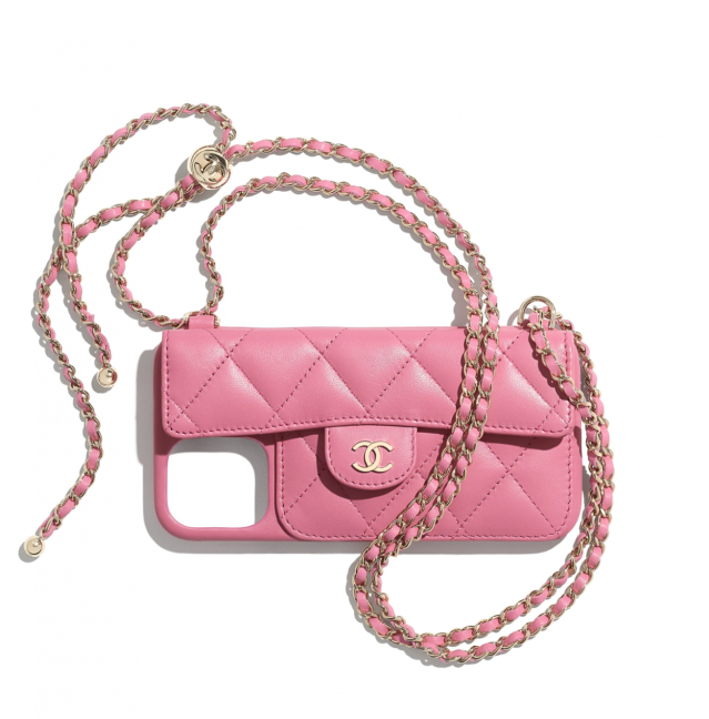 Chanel 鮮艷櫻花粉紅色 iPhone Case