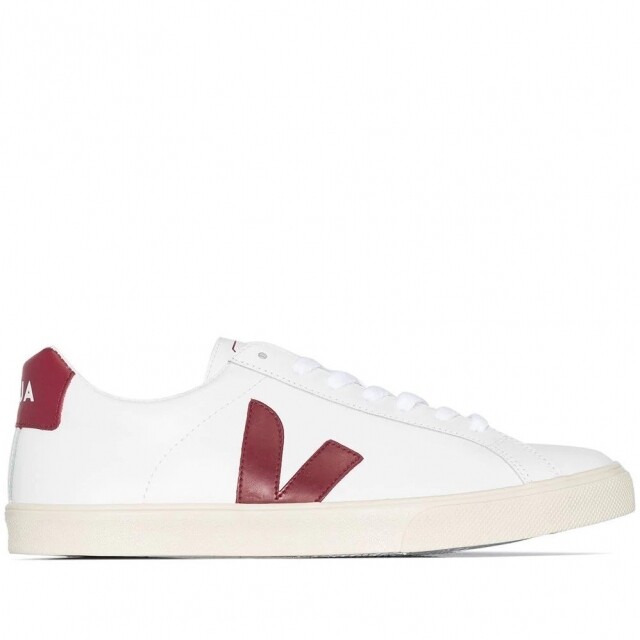 Veja Esplar logo-appliqued leather sneakers