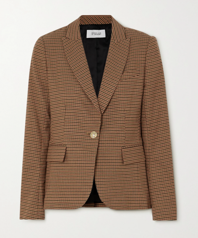 Derek Lam 10 Crosby 千鳥格棉質西裝外套