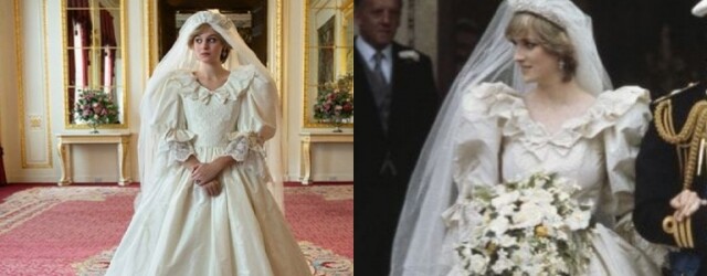 Netflix《王冠》第四季 Emma Corrin 神還原戴安娜王妃！拆解 80 年代世紀皇室婚禮穿搭