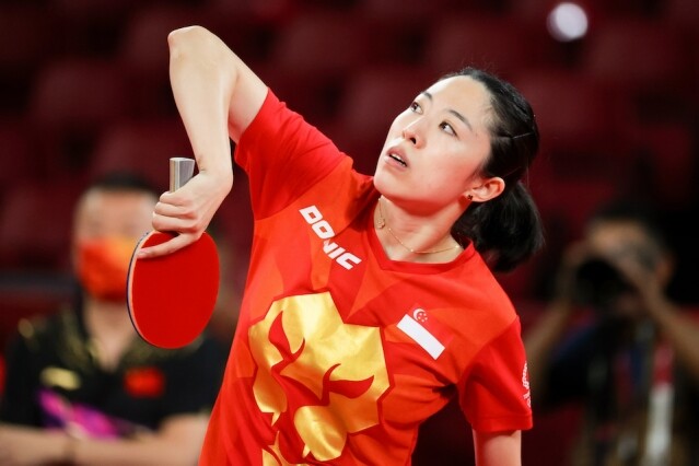 東京奧運新加坡女子乒乓球選手于夢雨愛 Van Cleef & Arpels