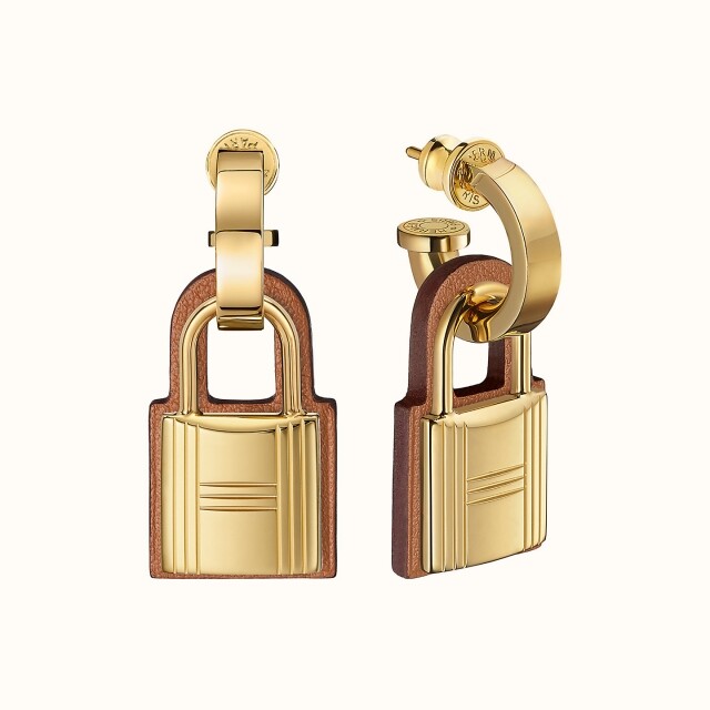 Hermès O'Kelly 皮革金屬耳環 $4,400 Hermès O'Kelly 皮革金屬耳環 $4,400