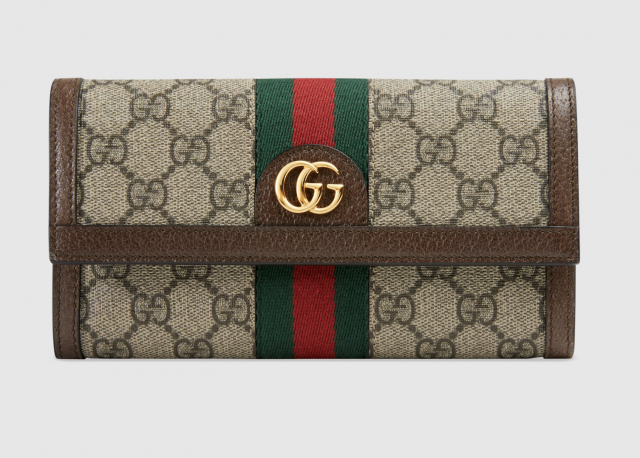 10 大名牌銀包推薦 9:Gucci Ophidia GG Contiental 系列長銀包 10 大名牌銀包推薦 9:Gucci Ophidia GG Contiental 系列長銀包