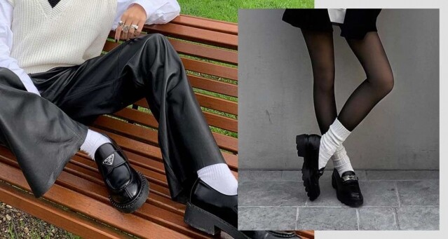 一雙白襪子走天涯！超模都加入白襪穿搭熱潮，波鞋、平底鞋及 loafer 都可這樣穿
