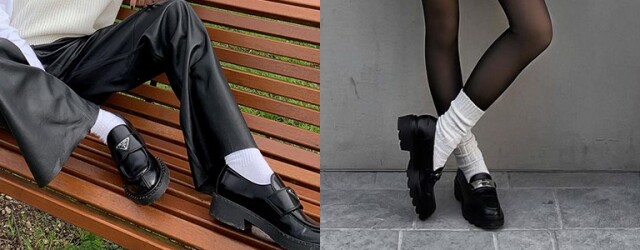 一雙白襪子走天涯!超模都加入白襪穿搭熱潮,波鞋、平底鞋及 loafer 都可這樣穿 一雙白襪子走天涯!超模都加入白襪穿搭熱潮,波鞋、平底鞋及 loafer 都可這樣穿