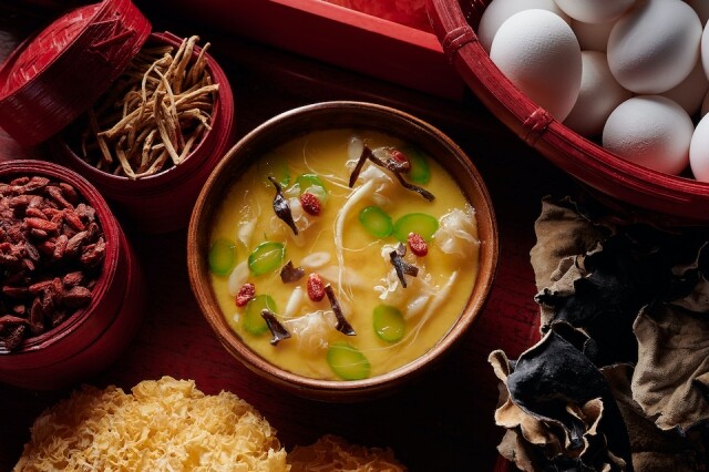 尖沙咀凱悅酒店咖啡廳團年飯開年飯推介五行養生自助餐,養生菜式銀耳黑木耳人蔘蒸蛋 尖沙咀凱悅酒店咖啡廳團年飯開年飯推介五行養生自助餐,養生菜式銀耳黑木耳人蔘蒸蛋