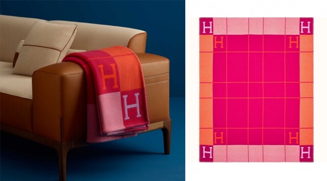 Hermès 毛毯是溫暖貼身的新年禮物