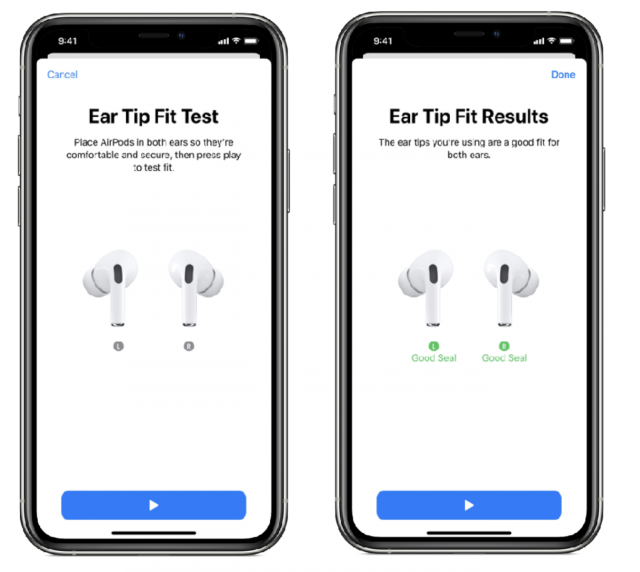Apple AirPods Pro 耳塞貼合度測試