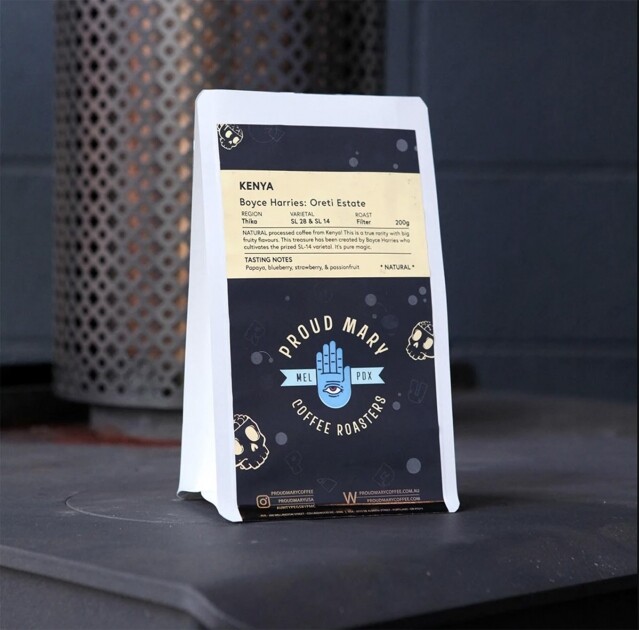 這款來自美國的咖啡豆 Proud Mary 於 2009 年創立於墨爾本，他們直接從產地採購咖啡豆。