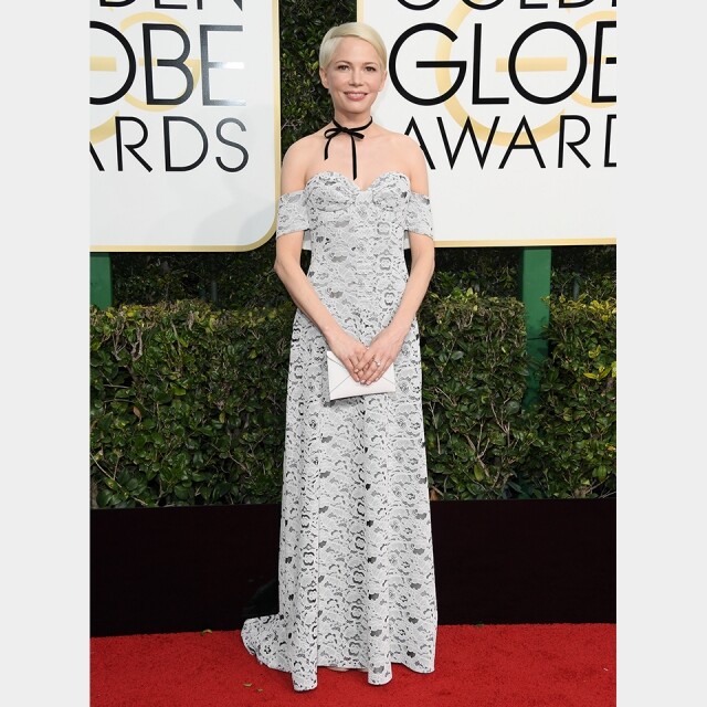 Michelle Williams BEST DRESSED ON THE GOLDEN GLOBES RED CARPET