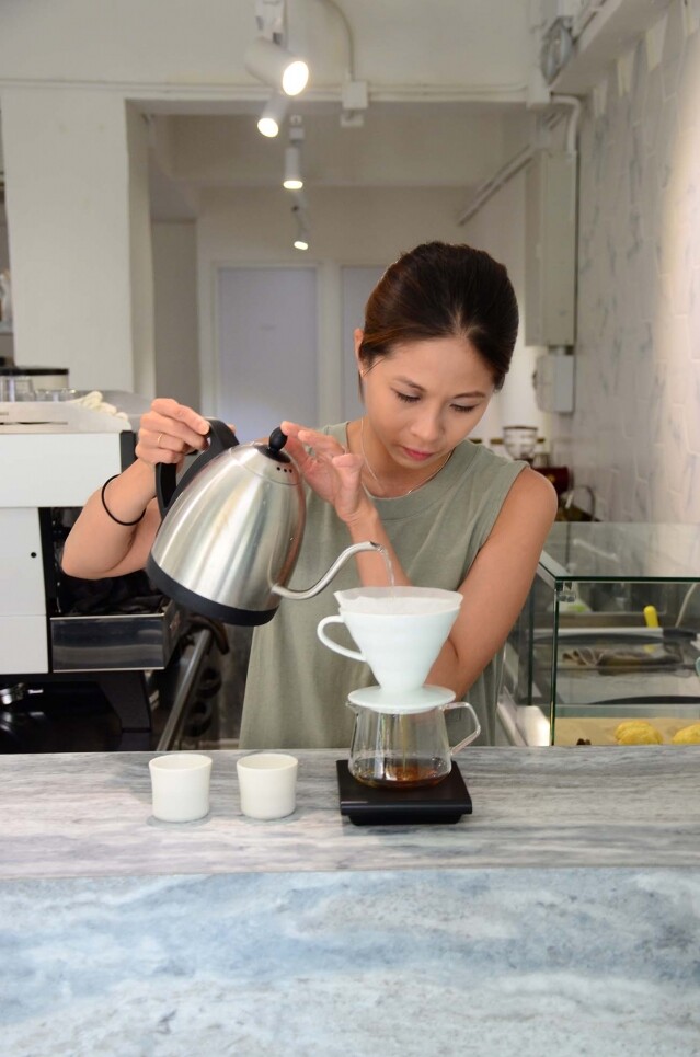 Elixir Coffee 咖啡店店主之一 Rity 說手沖咖啡是與人有關。