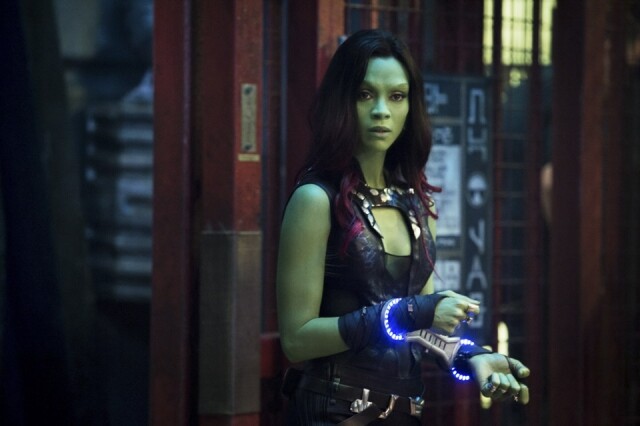 早前上映的《銀河守護隊2》女主角，外星人嘉魔娜可謂Marvel電影中最強悍的女性。