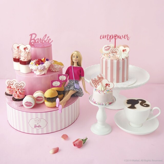 Vive Cake Boutique 合作推出以 Barbie 為靈感創作的甜點