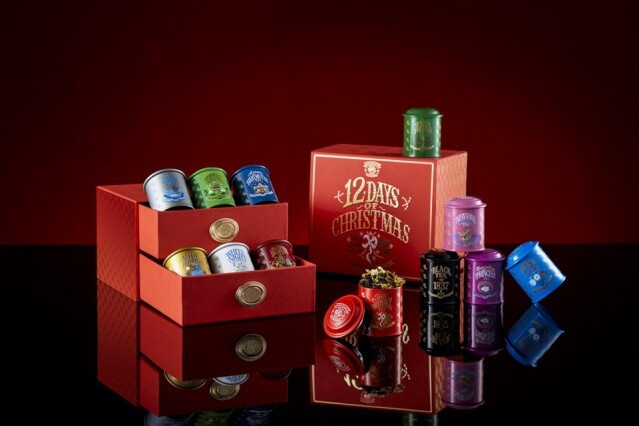 主打茗茶的 Tea WG 在聖誕就推出了 12 Days of Christmas 的系列禮盒