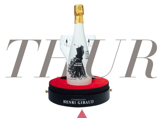 Henri Giraud 'La Petite Robe Noire' Limited Edition Set by Didier Ludot $1,880(ORD Fine Wines Group) Henri Giraud 'La Petite Robe Noire' Limited Edition Set by Didier Ludot $1,880(ORD Fine Wines Group)