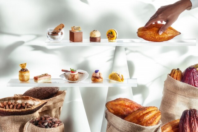香港洲際酒店推出 "Le Chocolatier Ivoirien by Axel Emmanuel" 公平貿易巧克力下午茶。