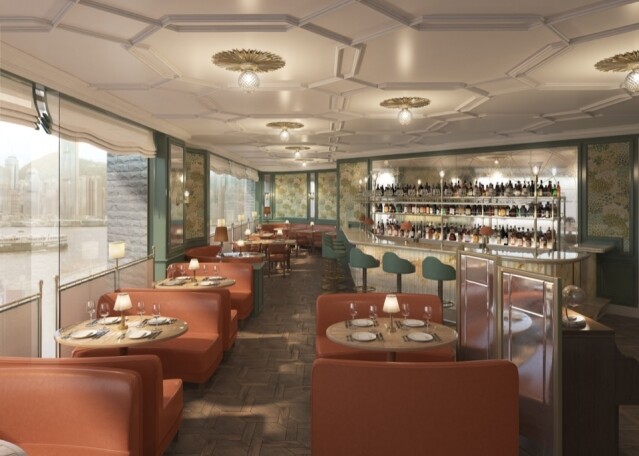 Fortnum’s 181 餐廳面對香港島壯麗景色，維港美景盡收眼底，食客可享用下午茶。
