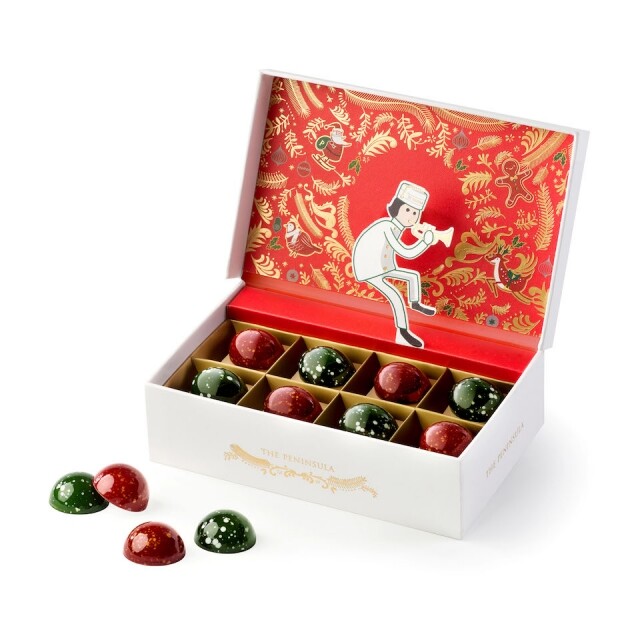 半島精品店珍嚐系列節日朱古力禮盒 (8 粒) $390。 半島精品店珍嚐系列節日朱古力禮盒 (8 粒) $390。