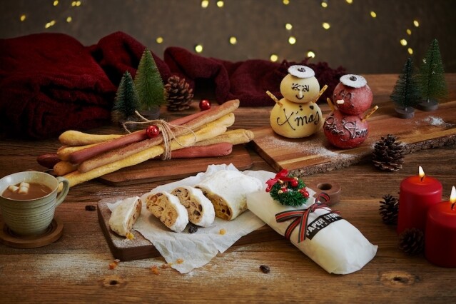 Paper Stone Bakery 於聖誕推出聖誕麵包派對套裝，早鳥優惠價 $98，套裝內含德國史多
