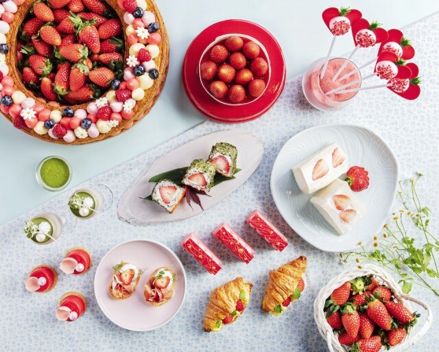 帝京酒店花月庭的草莓伊甸園下午茶自助餐，主打韓國、日本及法國草莓
