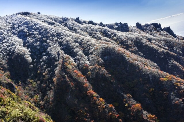 位於濟州島中部的漢拏山國立公園是濟州 7 大絕景之一,也是韓國紅葉期的賞楓名所。 位於濟州島中部的漢拏山國立公園是濟州 7 大絕景之一,也是韓國紅葉期的賞楓名所。
